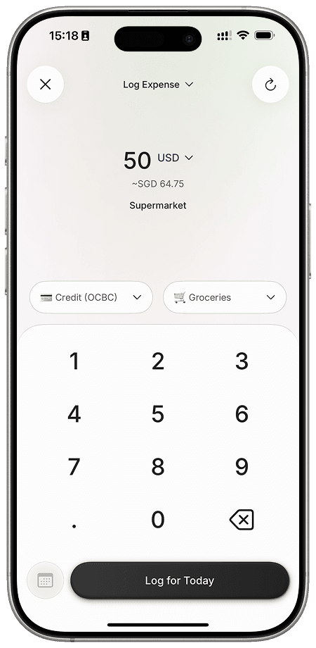 Transaction Input Screen